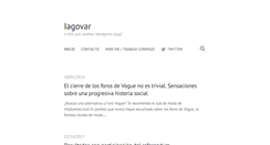 Desktop Screenshot of iagovar.com